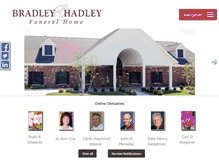 Tablet Screenshot of bradleyhadley.com